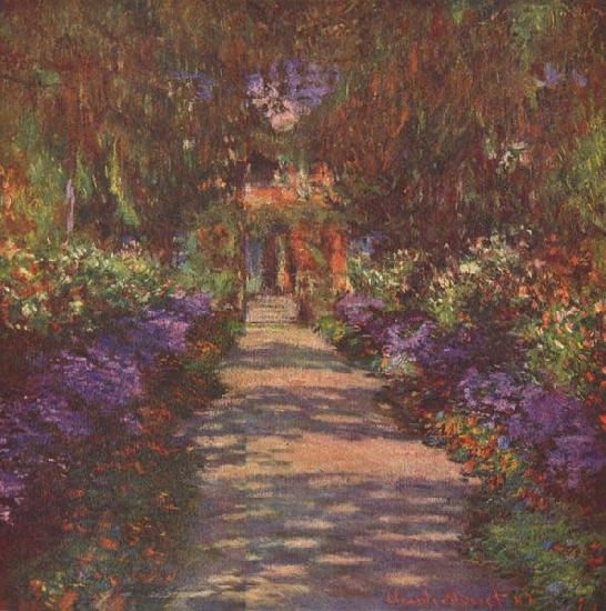 Claude Monet Garden Path, China oil painting art